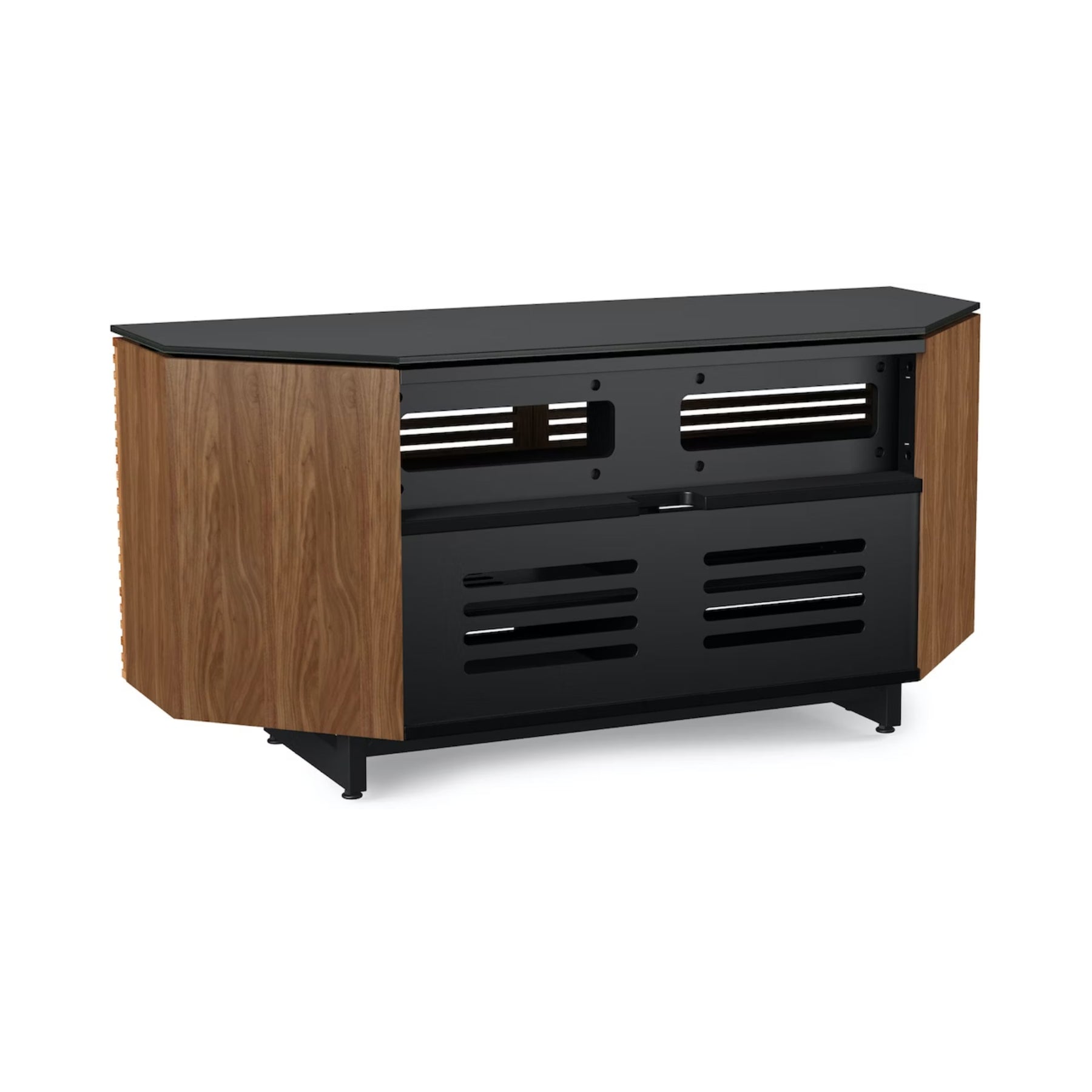 BDI Corridor 8175 Modern Corner Media Cabinet - Stylish TV Stand with Storage for Living Room, Home Theater & Entertainment Centers