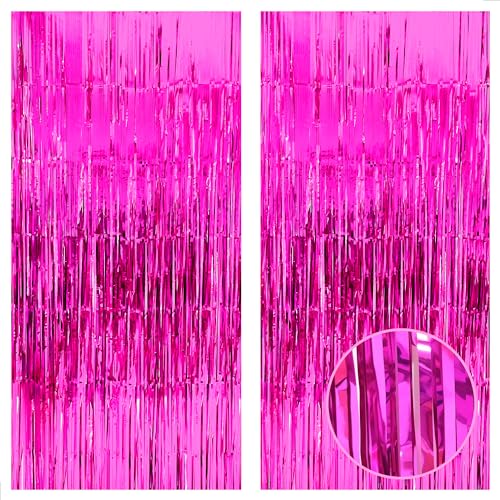 Hot Pink Fringe Pack of 2