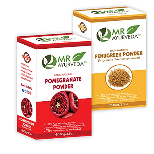 Pomegranate Peel Powder + Fenugreek Powder