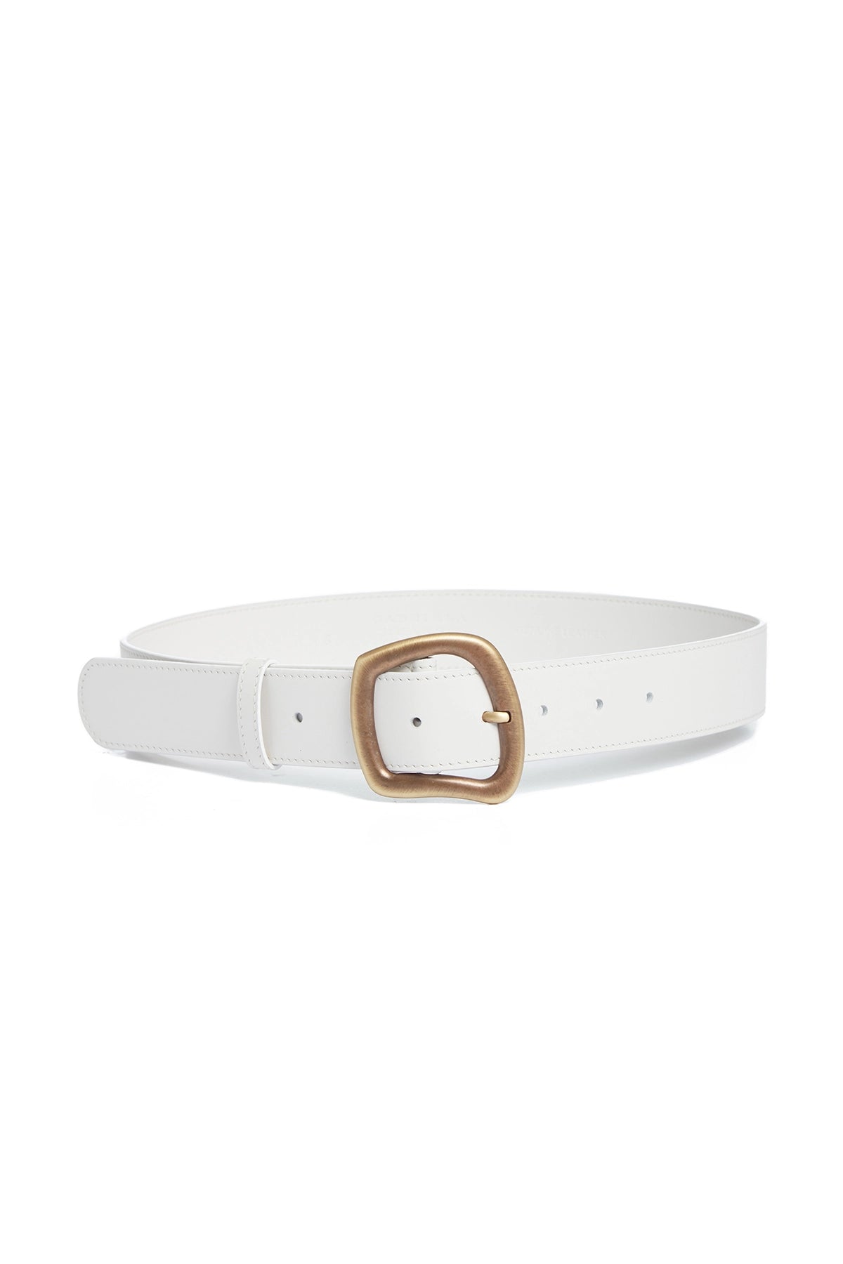 Ivory Leather Simone Belt for Women - Elegant & Stylish Accessory for Office, Casual & Formal Outfits