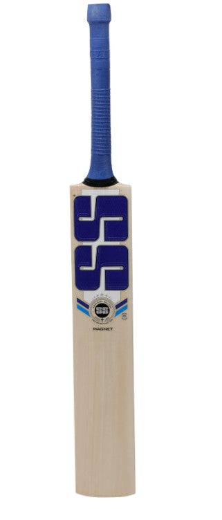 Premium SS Magnet Kashmir Willow Leather Ball Cricket Bat for Adults - Short Handle with Protective Cover | Perfect for Practice, Matches & Training