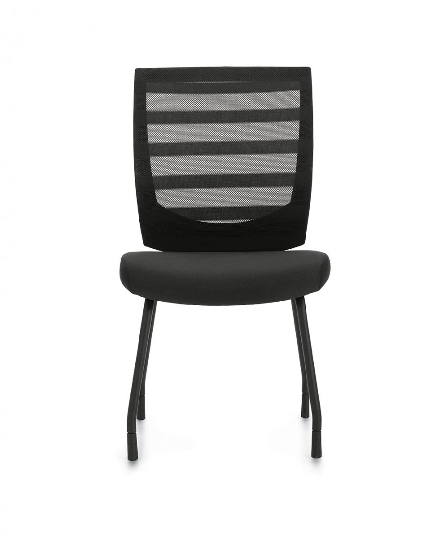 Low Back Mesh Back Guest Chair - OTG10706B - Ergonomic Office Chair for Home & Conference Room Use