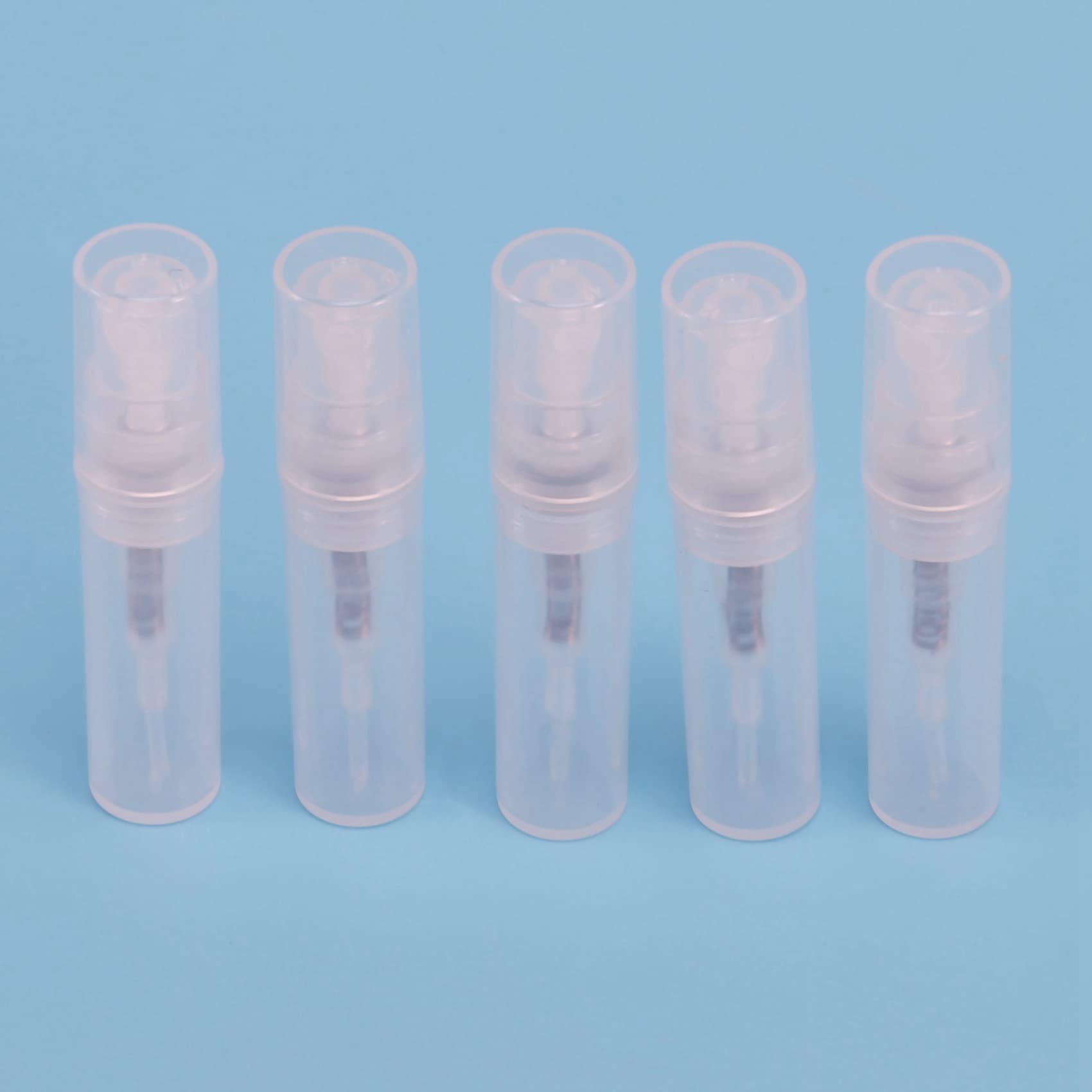 800Pcs 2ML Clear Plastic Spray Bottles - Small Cosmetic Atomizer for Perfume, Essential Oils & Travel Size Liquids - Perfect for DIY Beauty, Skincare & Haircare Products