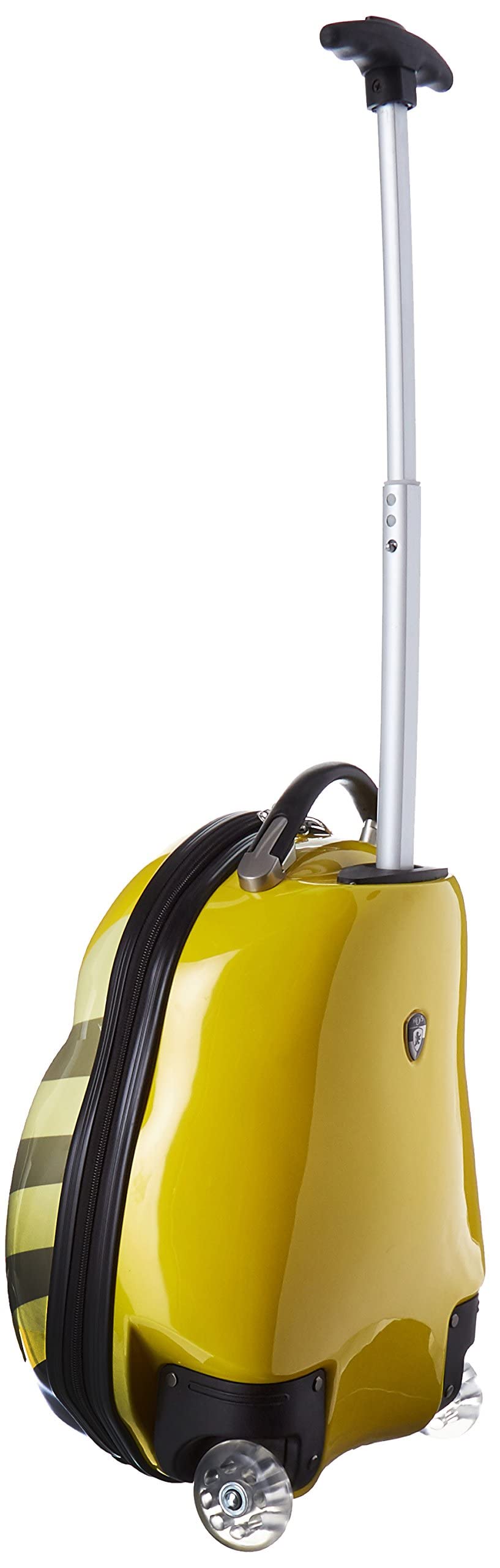 Heys Travel Tots Bumble Bee Kids Luggage - Lightweight Carry-On Suitcase with Wheels for Boys & Girls | Perfect for Airplane Travel, Road Trips & Sleepovers