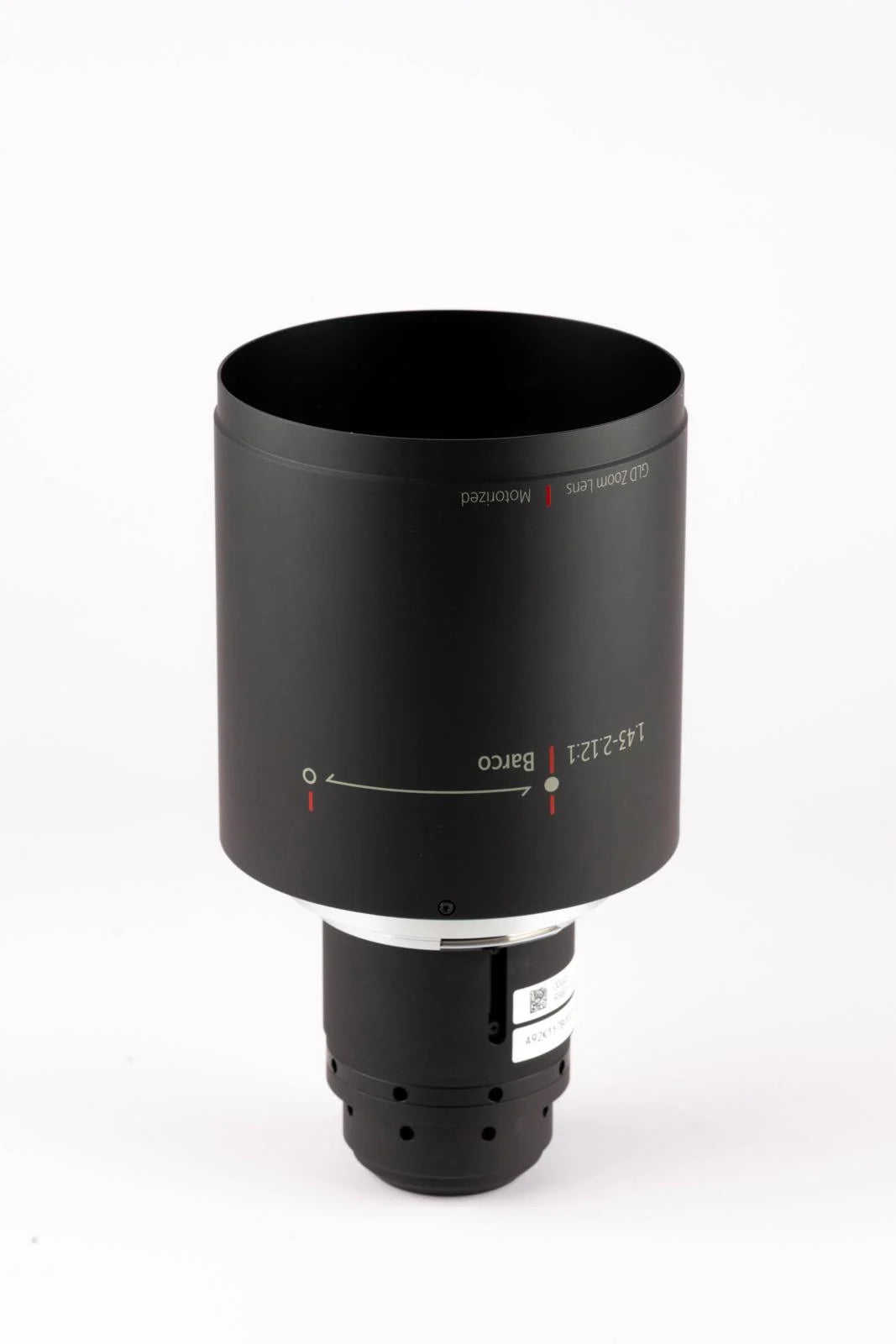 Barco GLD Lens 1.43 2.12:1 Ratio R98017201 - Professional Cinema Projector Lens for Home Theater & Commercial Screenings