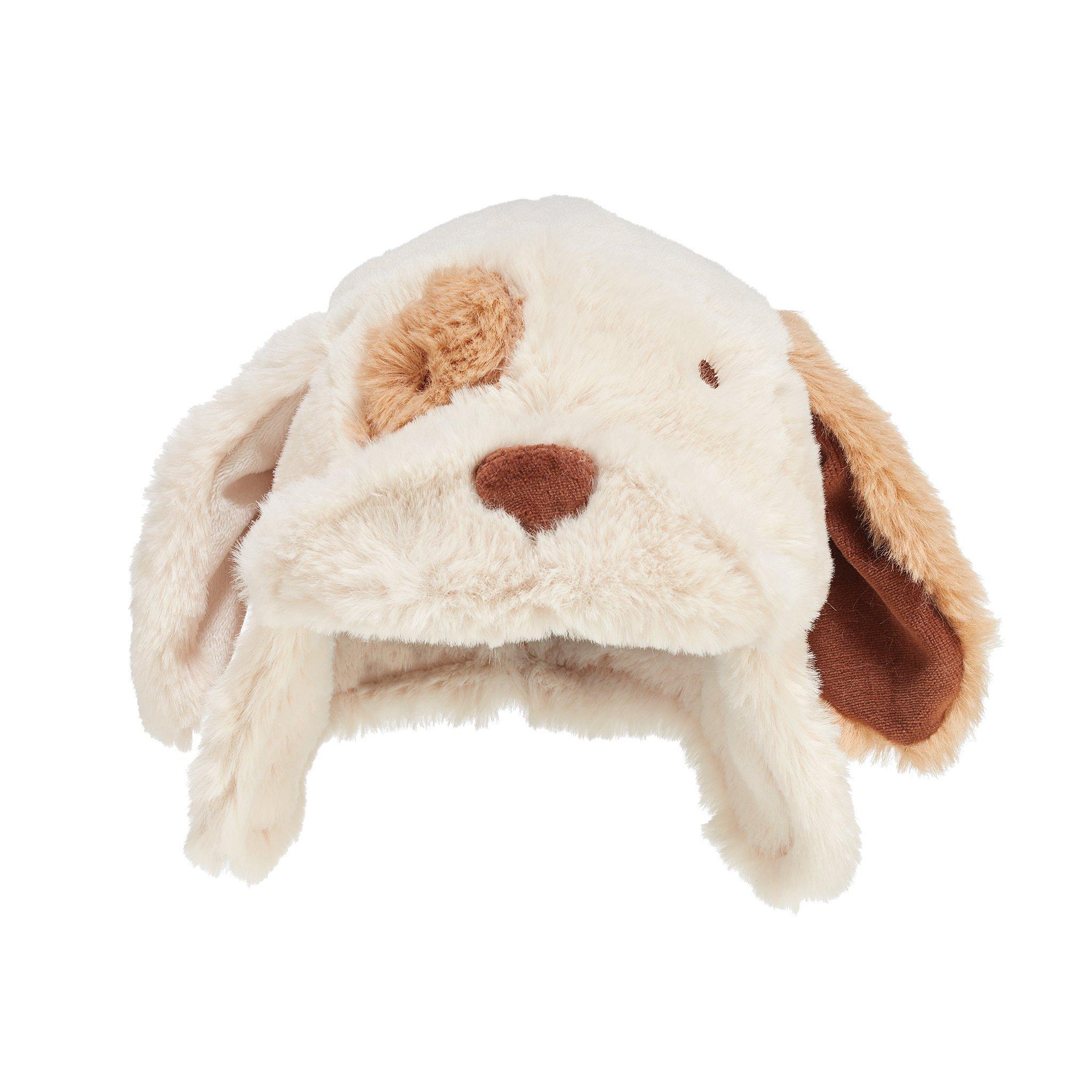 Skipit Puppy Fur Hat - Cozy Winter Dog Hat for Small & Medium Breeds - Perfect for Cold Weather Walks & Outdoor Adventures