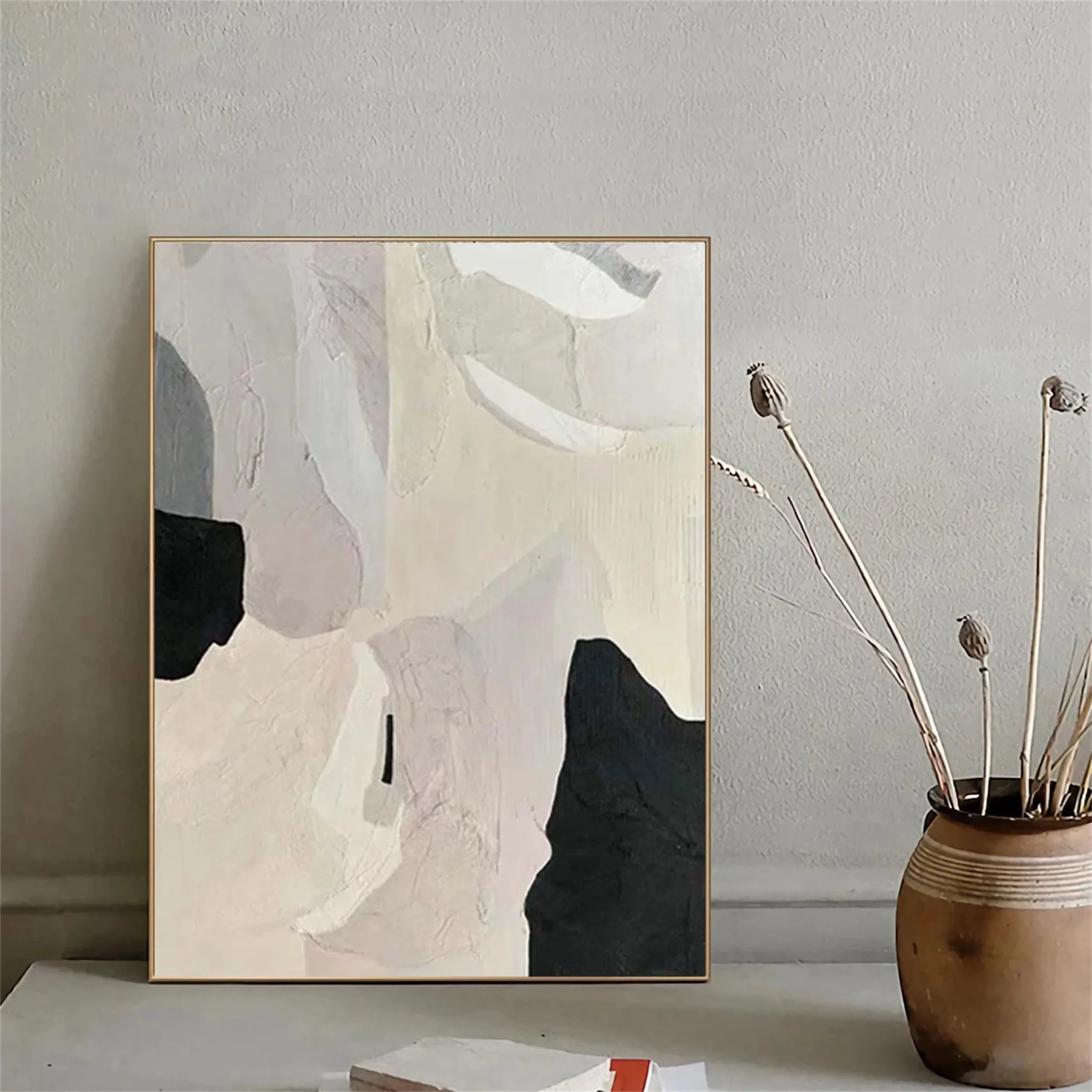 Abstract Painting #AB 115 - Modern Wall Art for Living Room, Bedroom & Office Decor | Large Canvas Artwork for Home & Office Interior Design
