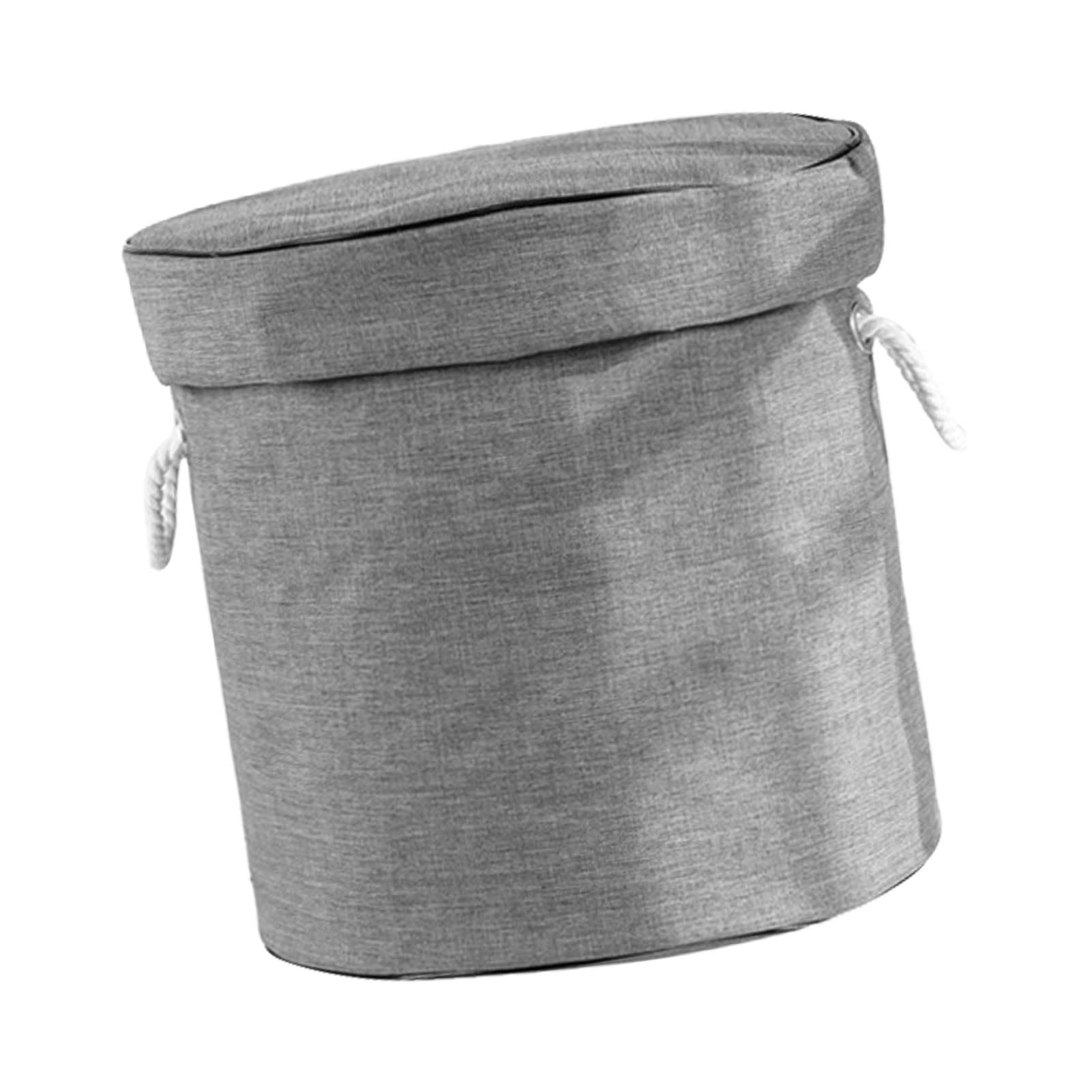 Durable Toy Storage Bag - Organizer for Blocks & Play Mat (Grey) | Kids Room & Travel