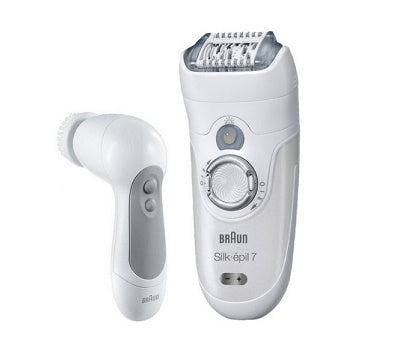 Braun Silk Epil 7 7569WD Women's Epilator for Legs, Body & Face - Dual Voltage 110V/220V - Painless Hair Removal for Smooth Skin at Home or Travel