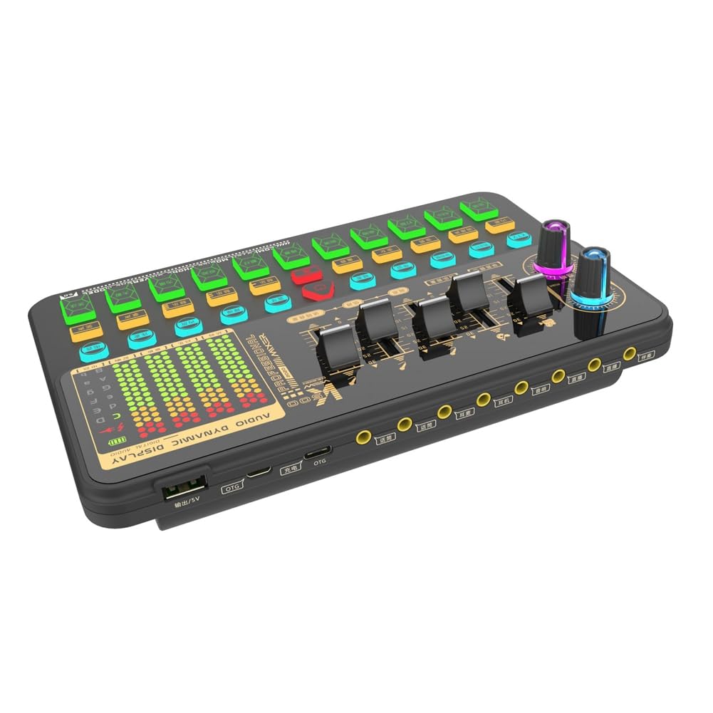 Xptieeck K500 Sound Effects Board - Voice Changer & Live Sound Card for Phone/Computer - Perfect for Gaming, Live Streaming, Podcasting, and Karaoke