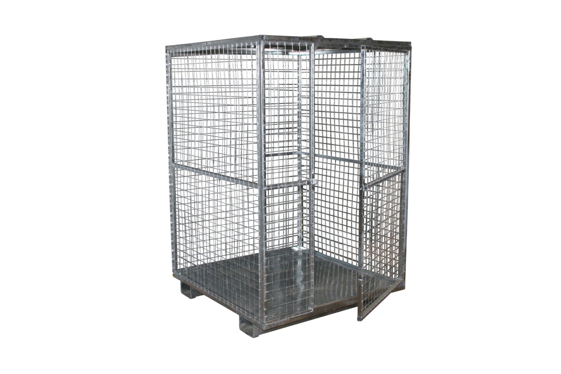 Grenadier® Heavy Duty Galvanized Security Cage - Durable Steel Storage for Warehouse, Garage & Outdoor Use