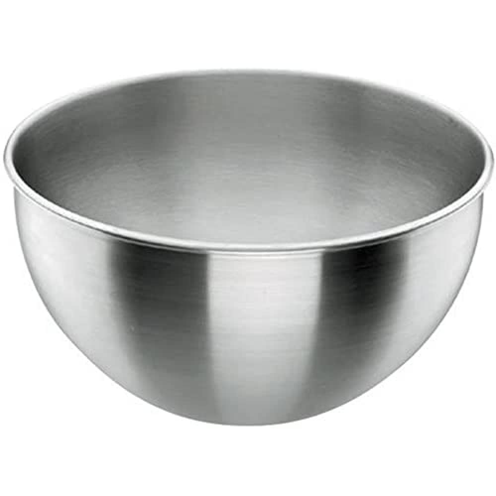 Premium Stainless Steel Semi-Spherical Mixing Bowl - 5QT Professional Kitchen Mixing Bowl for Baking, Cooking & Food Prep - Durable No-Handle Design for Restaurants & Home Chefs