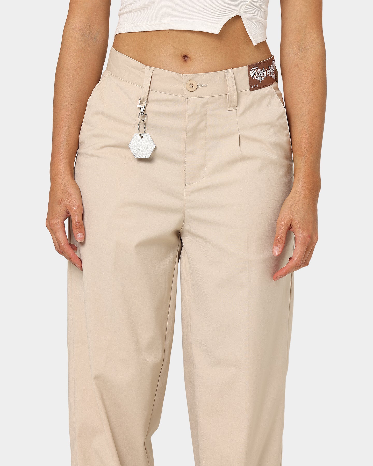 404 Liberty Baggy Trousers Sand - Comfortable Loose Fit Casual Pants for Men | Perfect for Streetwear, Hip Hop Fashion & Everyday Wear