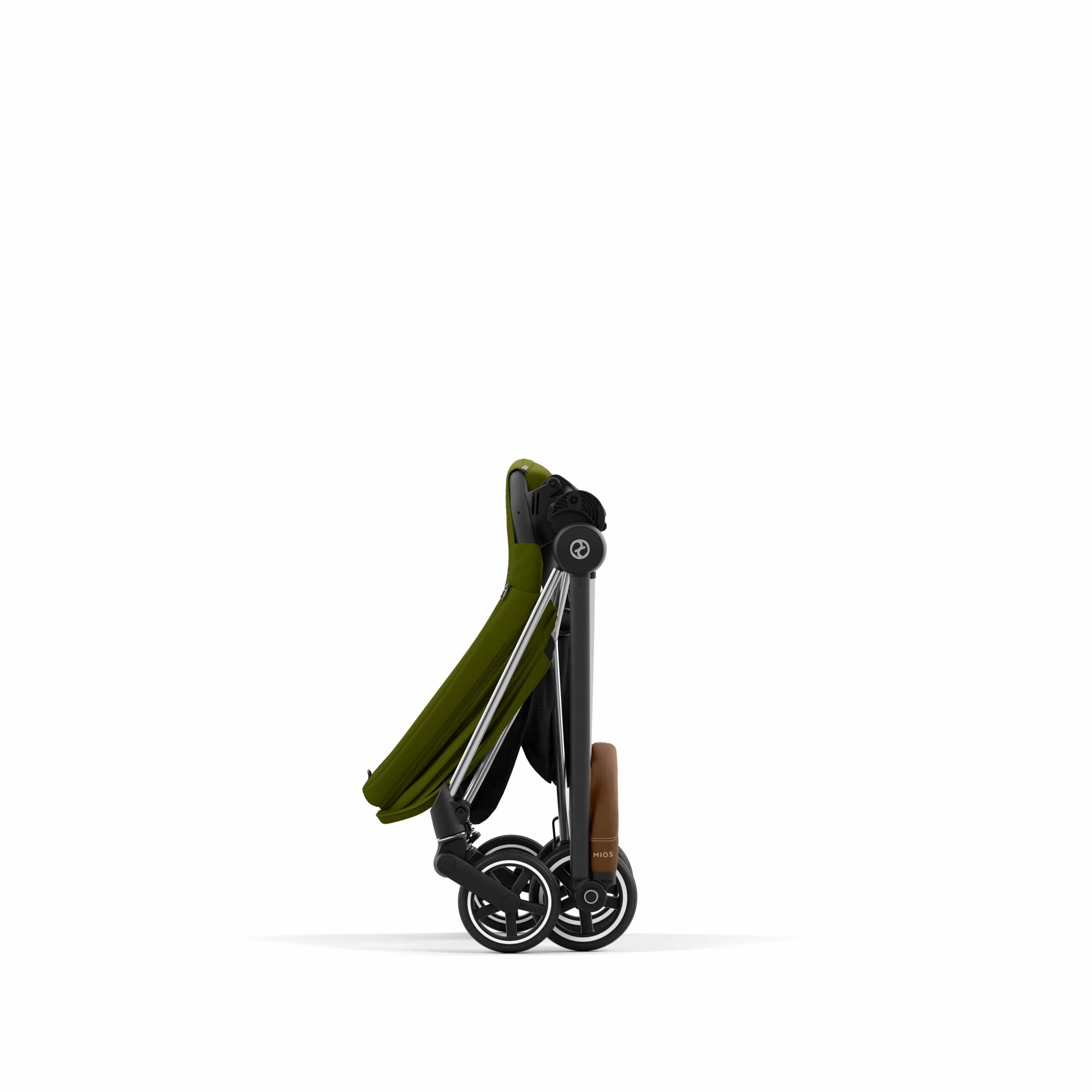 Cybex Mios 3 Complete Stroller - Lightweight Luxury Baby Stroller with Reversible Seat in Chrome/Brown | Perfect for Urban Travel, Shopping & Family Outings