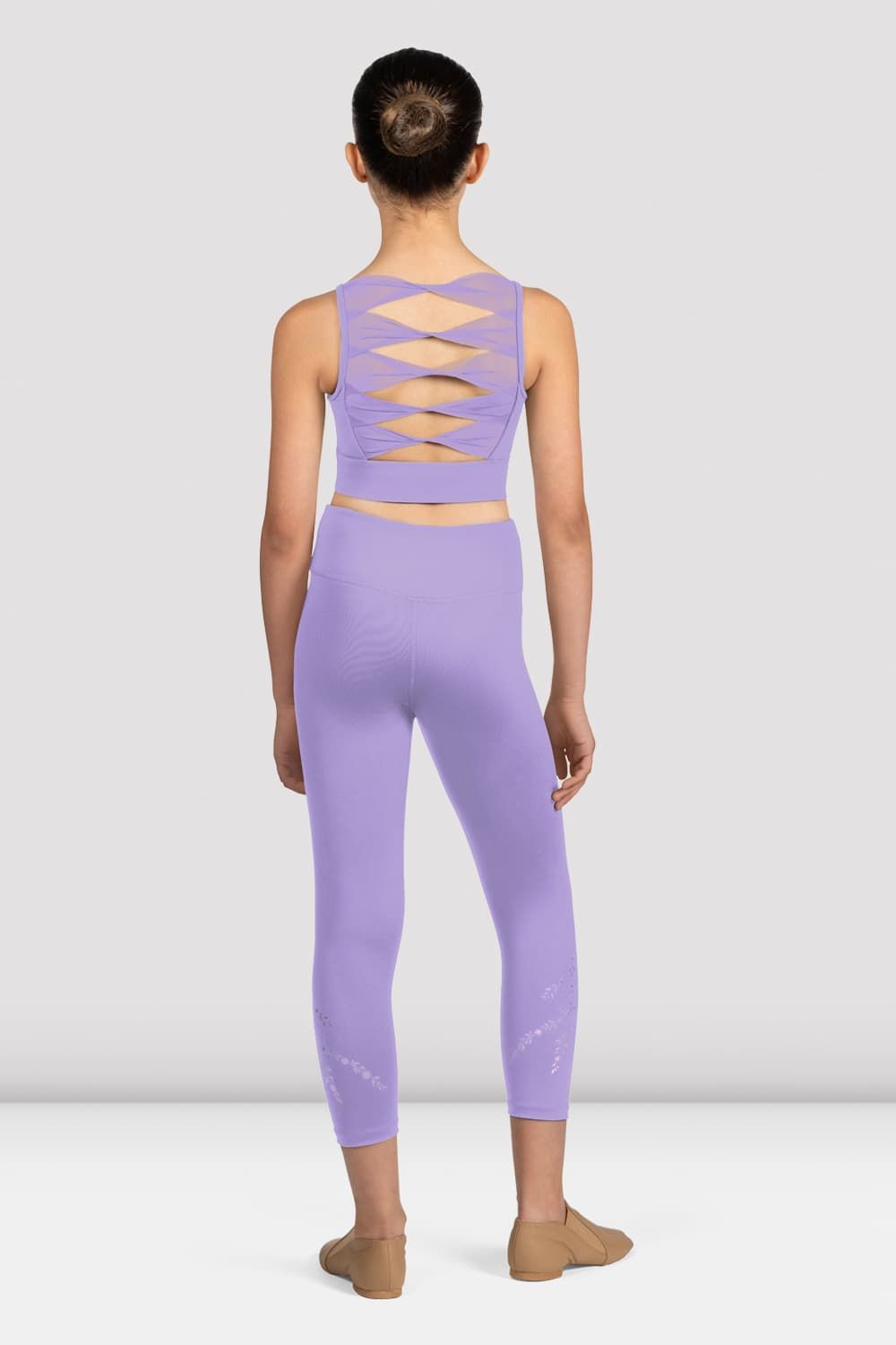 Mirella Glow Girl 7/8 Leggings for Girls - Soft Stretchy Yoga Pants for Dance, Gym & Everyday Wear