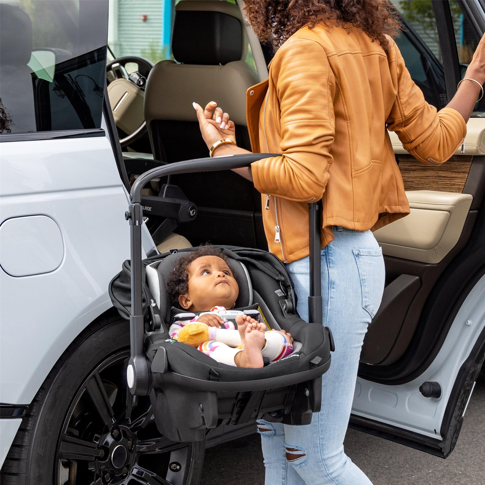 Evenflo Shyft Dual Ride Travel System - Lightweight Stroller & Infant Car Seat Combo for Safe & Convenient Travel - Perfect for Newborns, Toddlers, and On-the-Go Families