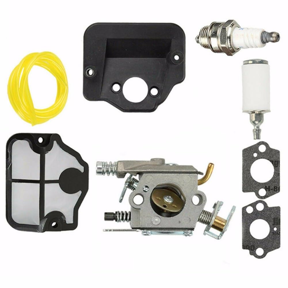 Jonsered 2036 2040 CS2040 Chainsaw Replacement Parts - Carburetor, Air Filter, Fuel Filter, Gasket & Spark Plug Kit | Compatible with Jonsered Chainsaws | Perfect for Maintenance & Repair