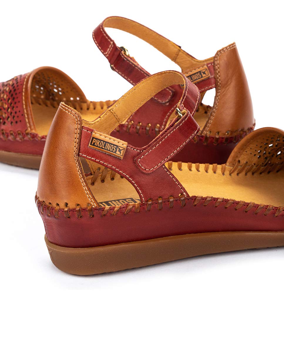 PIKOLINOS Women's Leather Wedge Sandals - Comfortable & Stylish Cadaques Design for Summer, Beach & Casual Outings
