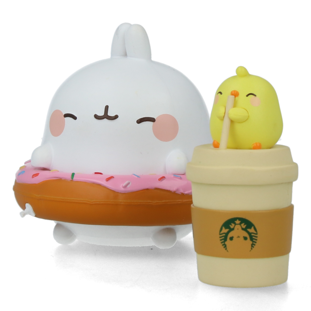 Molang Yummies Series Blind Box - Cute Kawaii Collectible Figures for Kids & Adults - Perfect for Gifts, Party Favors, and Home Decor