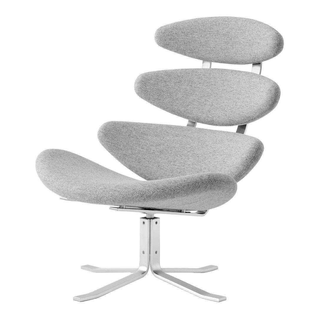 Erik Jørgensen Corona Swivel Lounge Chair - Modern Rotating Armchair for Living Room, Office & Lounge Areas - Premium Scandinavian Design Furniture for Home Decor