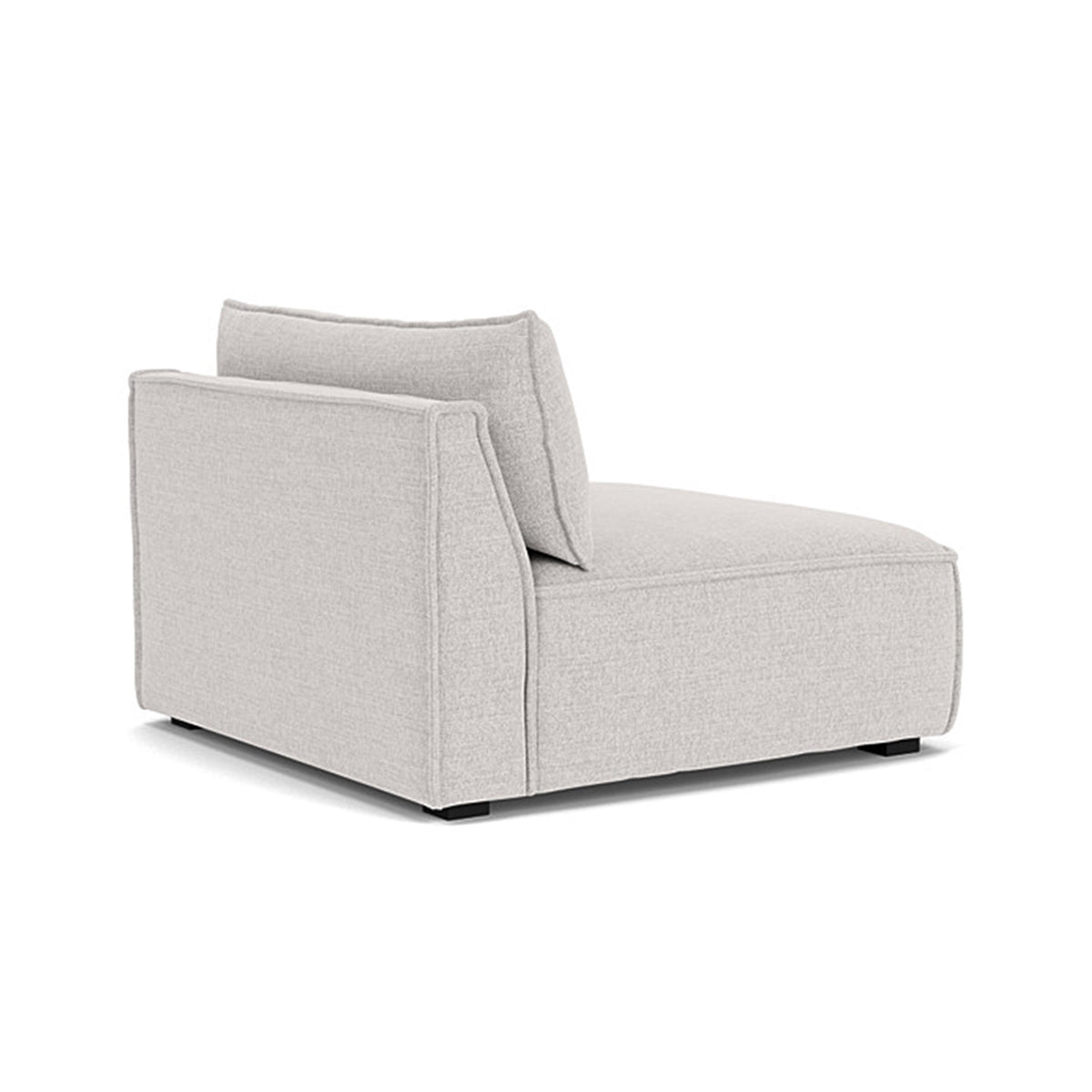 Daphne Fabric Modular 1-Seater Sofa (Armless) - Compact & Stylish for Small Spaces, Apartments, and Living Rooms