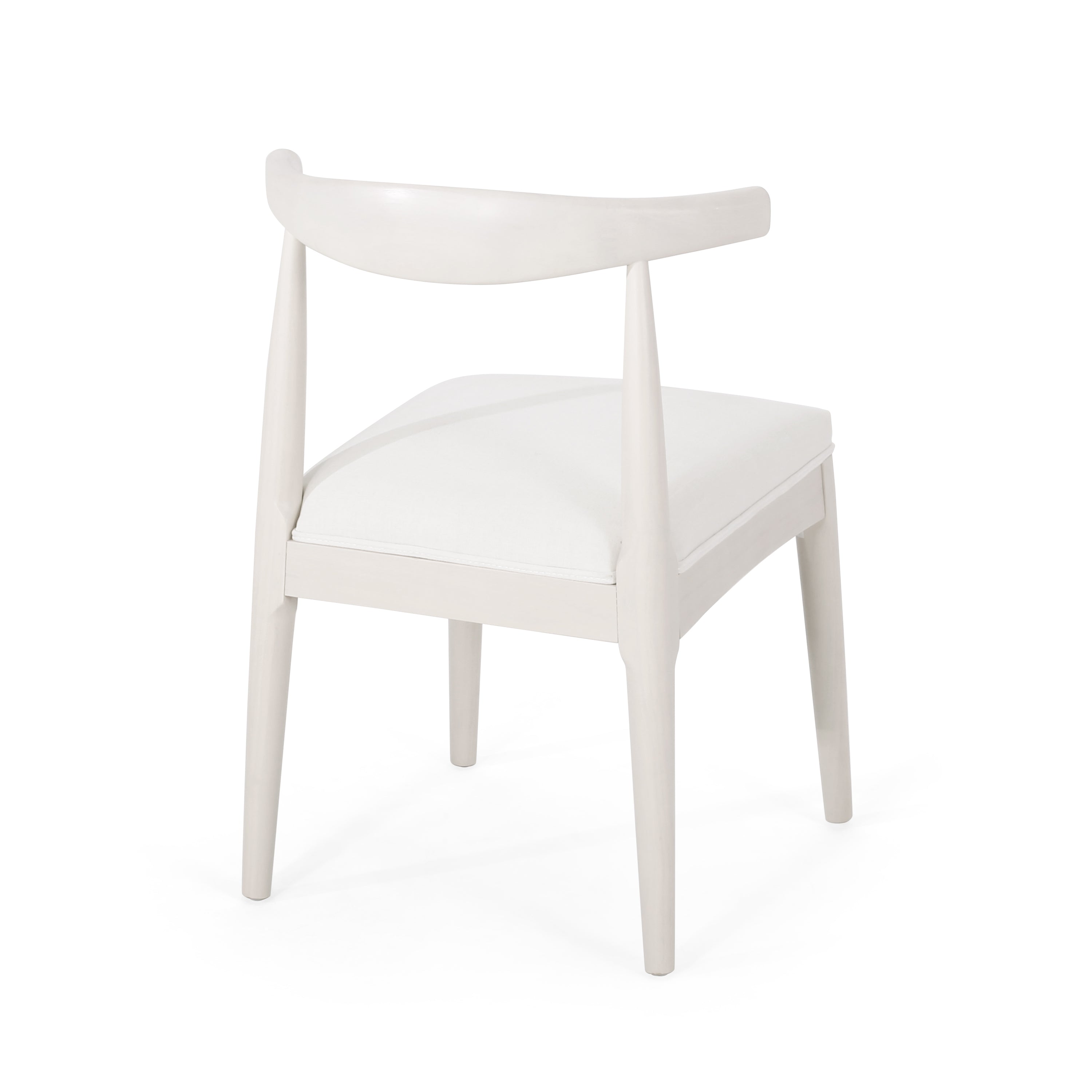 Modern Dining Chairs Set of 2 - Comfortable Kitchen Chairs with Padded Seat - Perfect for Dining Room, Kitchen, Breakfast Nook & Small Spaces