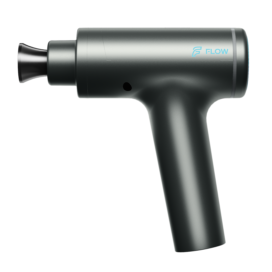 Flow Move Percussion Massage Gun - Deep Tissue Muscle Massager for Pain Relief & Recovery - Perfect for Athletes, Gym Workouts, Post-Training Recovery & Home Relaxation