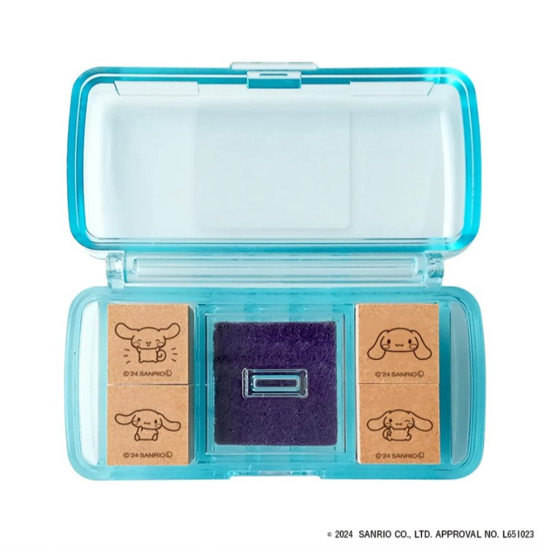 Sanrio Cinnamoroll Mini Stamp Set - Kawaii Cartoon Character Stamps for Scrapbooking, Journaling, DIY Crafts - Perfect for Stationery, Gift Wrapping & Card Making