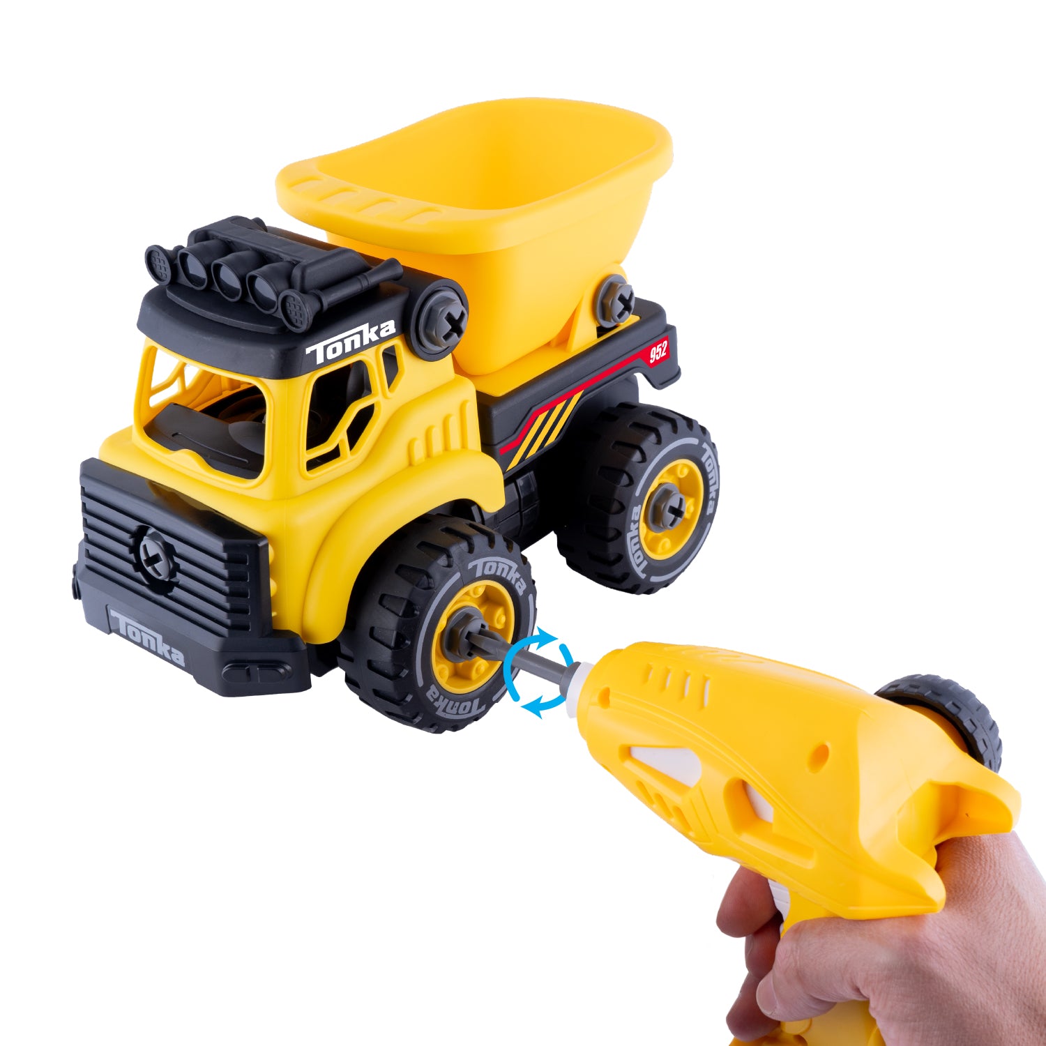 Tonka R/C Builder Kit - STEM Educational Toy for Kids | DIY Remote Control Construction Truck | Learn Engineering & Operation Skills | Perfect for Indoor & Outdoor Play