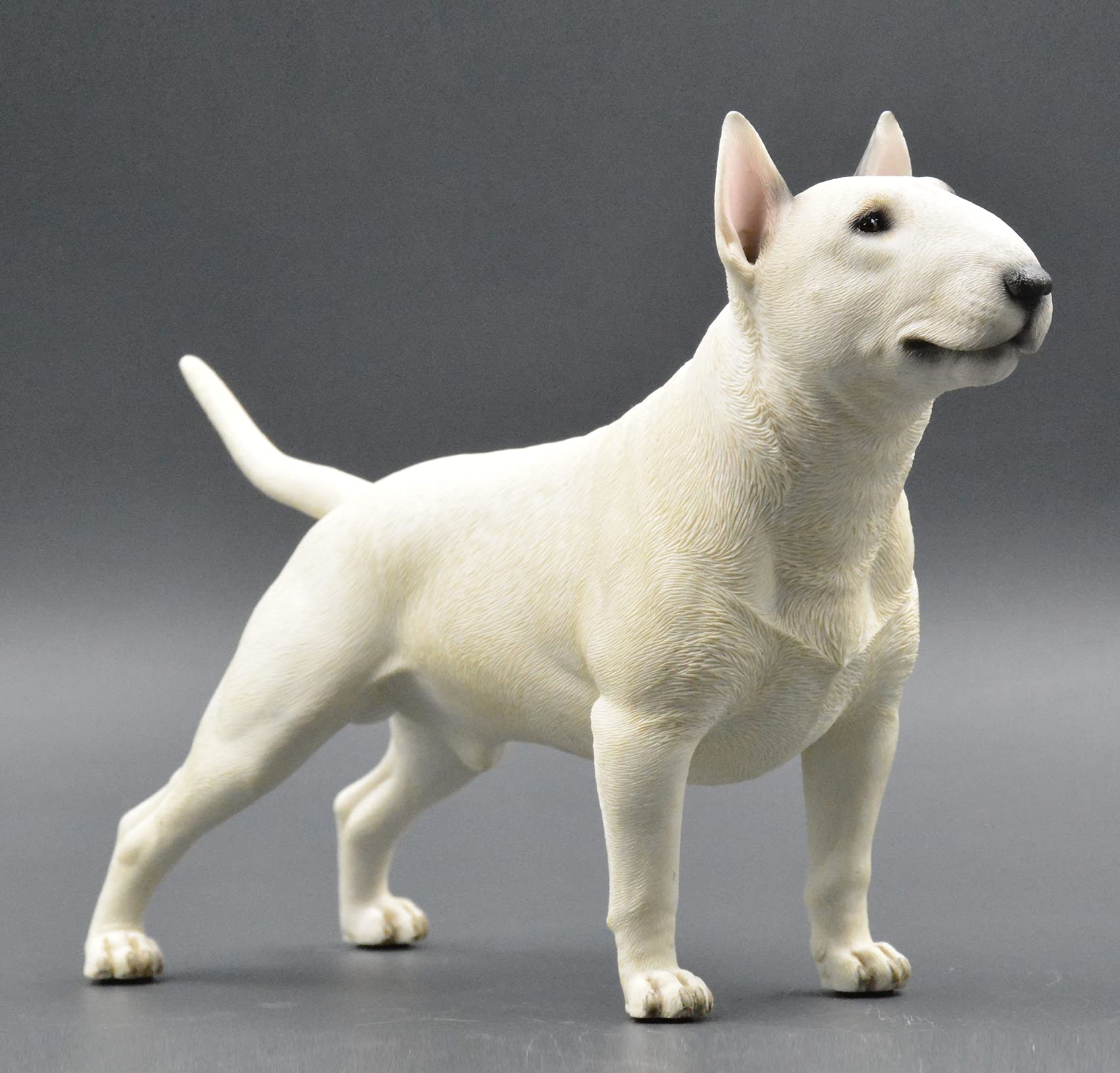 Realistic M7 American Pit Bull Terrier Dog Resin Statue - Handcrafted Pet Healing Figure, Pirate-Themed Animal Model for Home & Office Decor - Perfect Gift for Dog Lovers & Collectors (Ideal for Shelf Display, Man Cave Decor, or Unique Gift Idea)