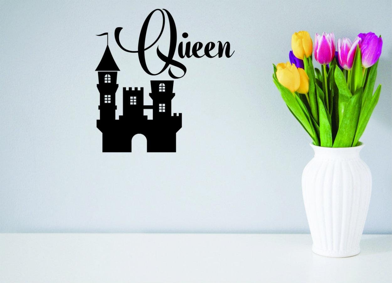 Fairy Tale Castle Wall Stickers for Girls Bedroom - Princess & Prince Theme Nursery Decor, 16x24 Inch Removable Wall Decals - Perfect for Kids Room, Birthday Party Favors & Home Decor