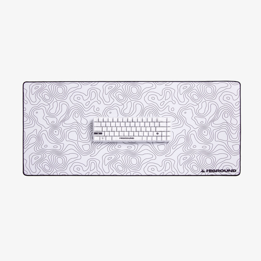 SNOWSTONE Bundle - Basecamp 65+ Keyboard & XL Gaming Mousepad Set | Perfect for PC Gaming, Office Work & Home Computer Setup