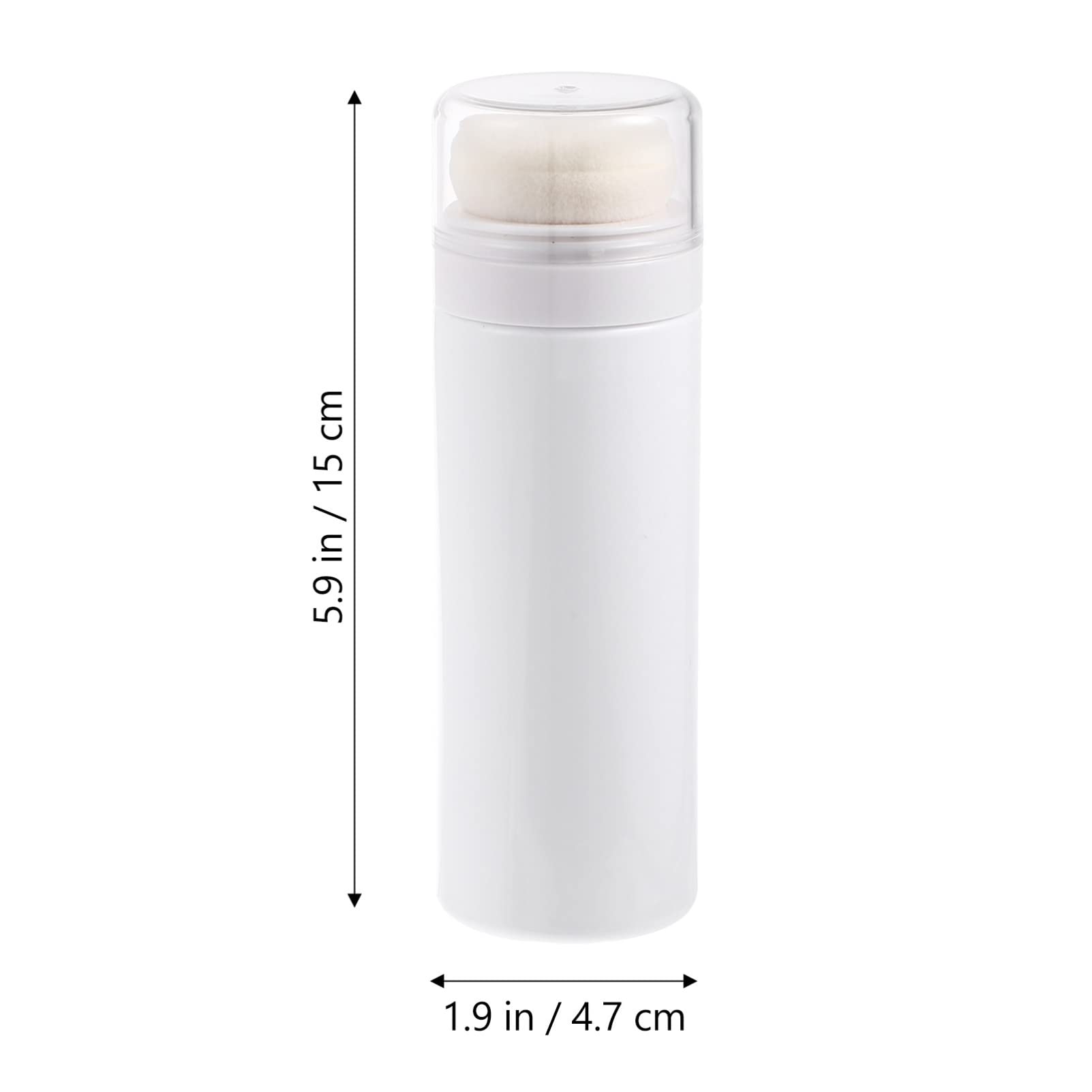 **Luxshiny Portable Powder Container with Puff - Refillable Loose Powder Dispenser for Makeup, Travel & Home Use - Perfect for On-the-Go Touch-Ups & Compact Storage**