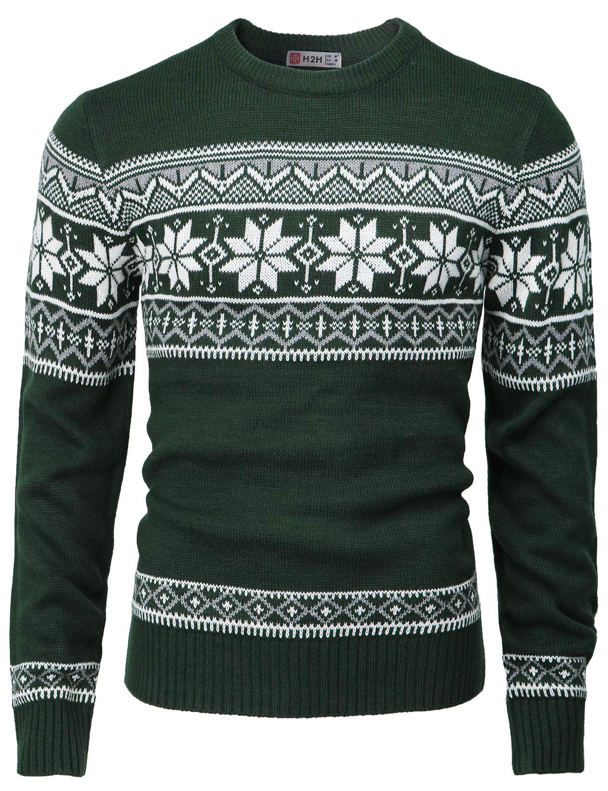 Men's Slim Fit Knitted Christmas Sweater - Casual Holiday Party Pullover for Xmas, Winter & Family Gatherings