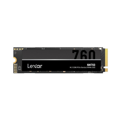 Lexar NM760 1TB M.2 2280 PCIe Gen4x4 NVMe SSD - High Speed Internal Solid State Drive for Gaming, Video Editing & PC Upgrades | Fast Read/Write Speeds up to 5300MB/s | Compatible with Laptops & Desktops