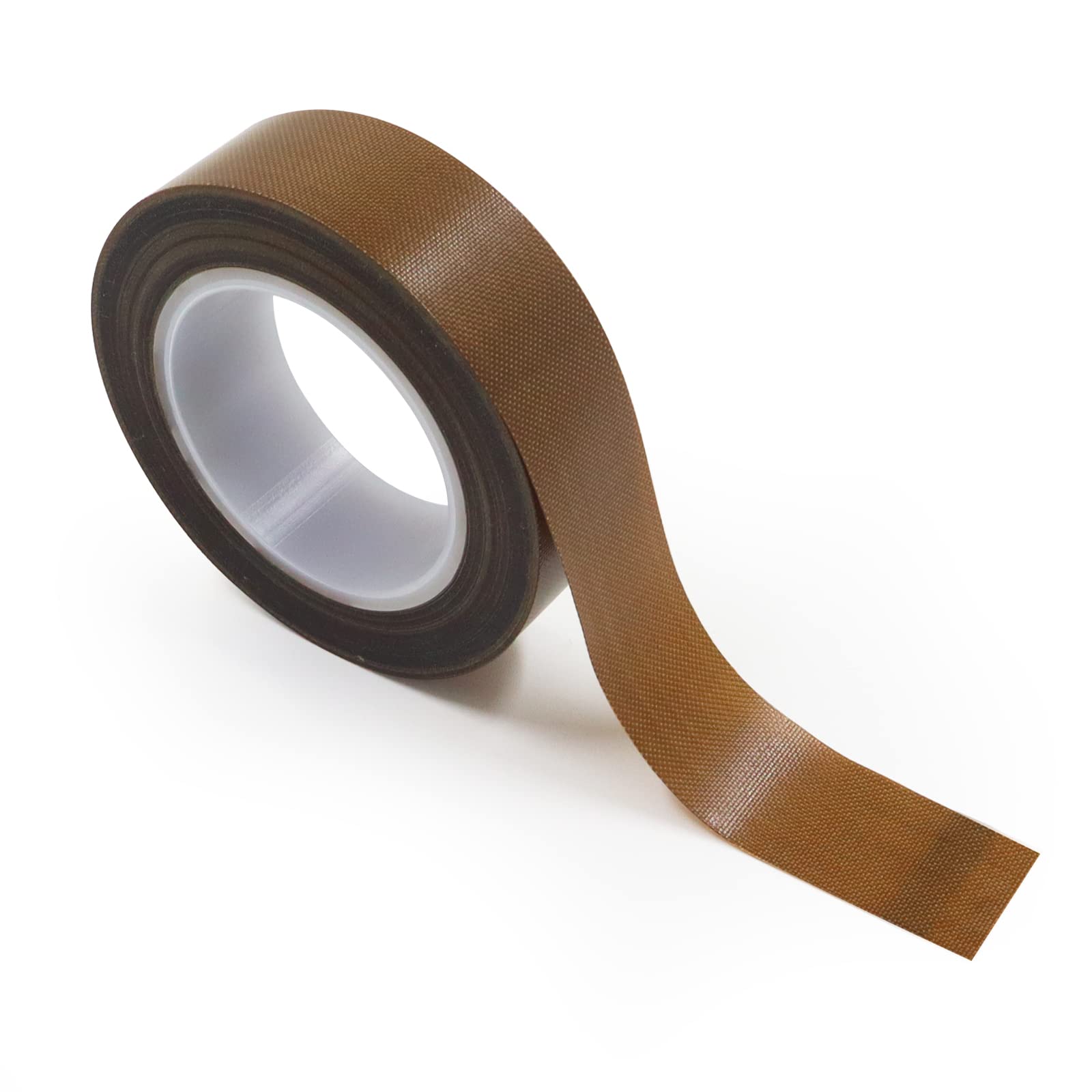 High Temperature PTFE Coated Fiberglass Tape - 0.18mm Thick Teflon Adhesive Fabric Strips (0.7in x 32.8Ft) for Weston Vacuum Sealer Machines | Heat Resistant, Insulation, Sealing & Gasket Applications