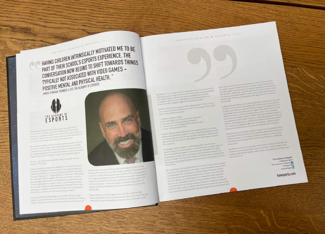 INNOVATE® Gaming & Esports Book - Explore Industry Leaders, Cutting-Edge Products & Services in Competitive Gaming Innovation | Perfect for Gamers, Developers & Esports Enthusiasts