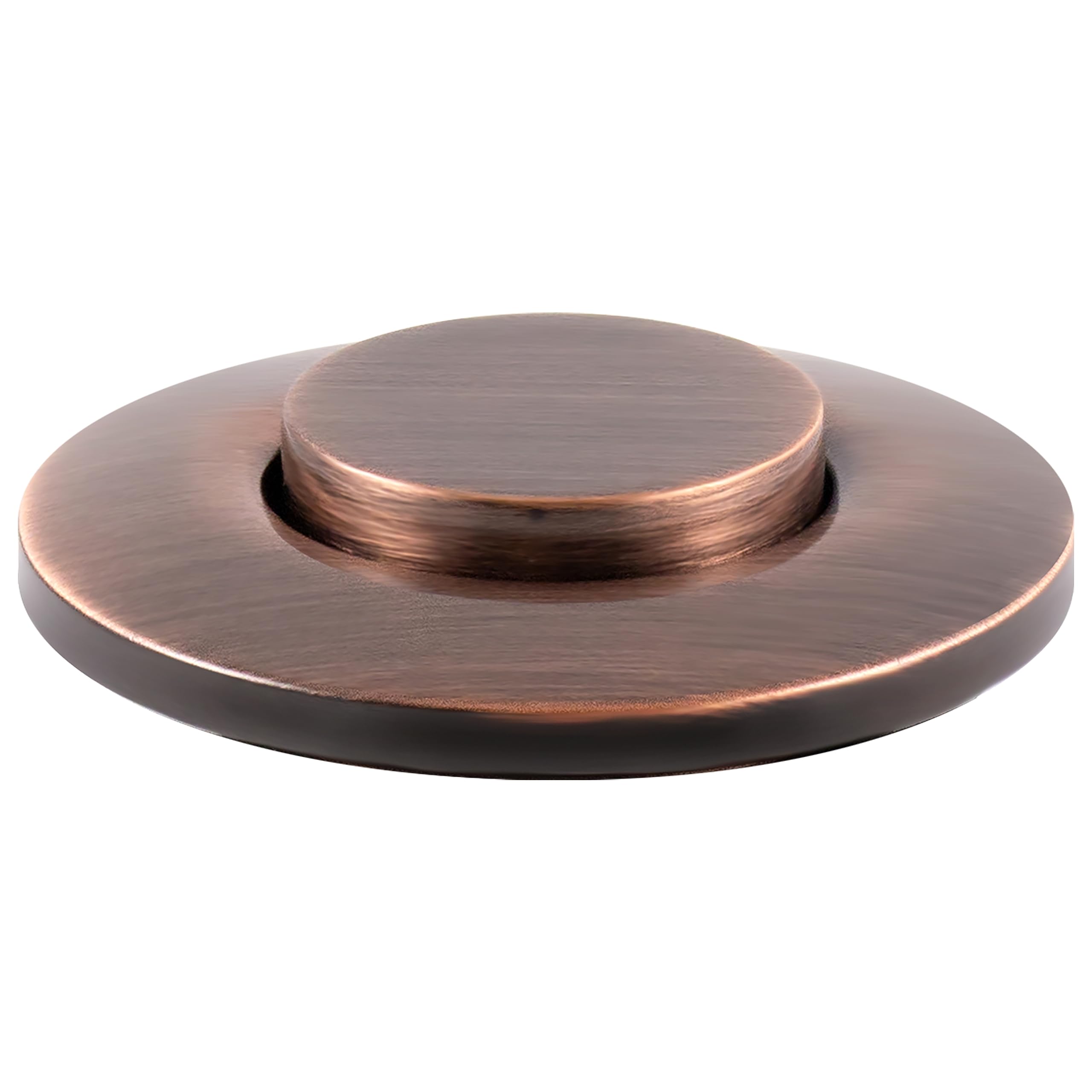 Westbrass ASB-B3-11 Sink Top Waste Disposal Replacement Air Switch Trim with Flush Button in Antique Copper - Perfect for Kitchen Sink Garbage Disposal Systems