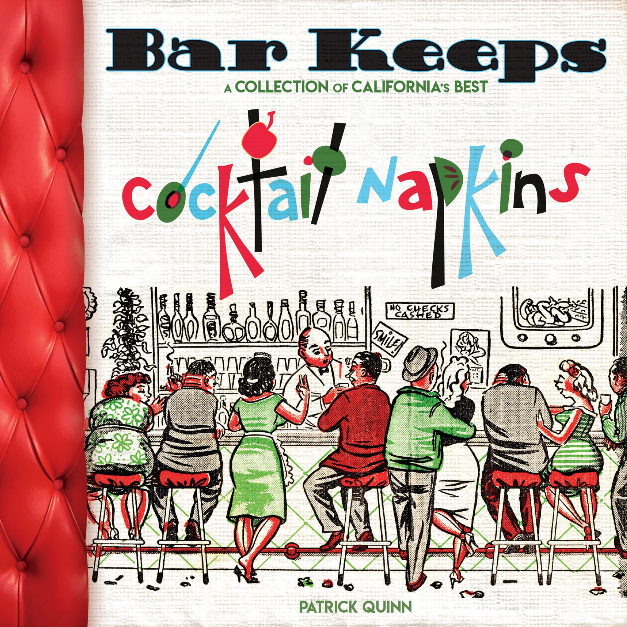 Bar Keeps: Premium California Cocktail Napkins Set - Perfect for Home Bars, Parties & Entertaining