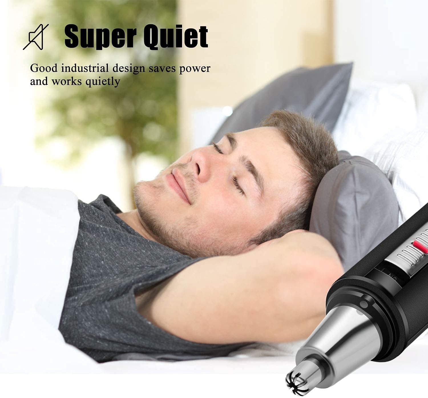 Professional USB Rechargeable Ear & Nose Hair Trimmer for Men & Women - Waterproof Lightweight Nasal Hair Clipper for Personal Grooming - Perfect for Travel, Home & Gym Use