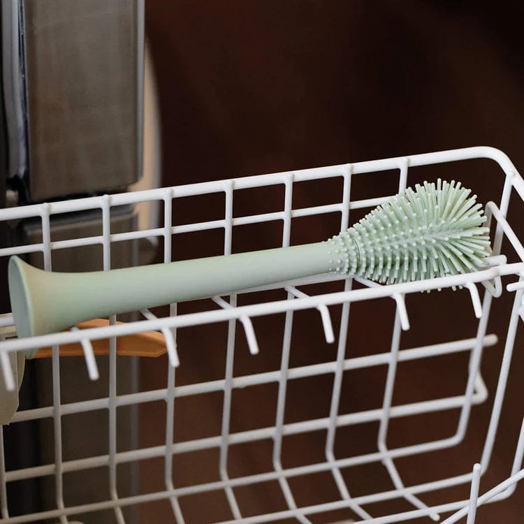 Ezpz Baby Bottle Brush - Soft Bristle Cleaning Brush for Baby Bottles, Sippy Cups, and Pacifiers - Perfect for Newborns and Toddlers