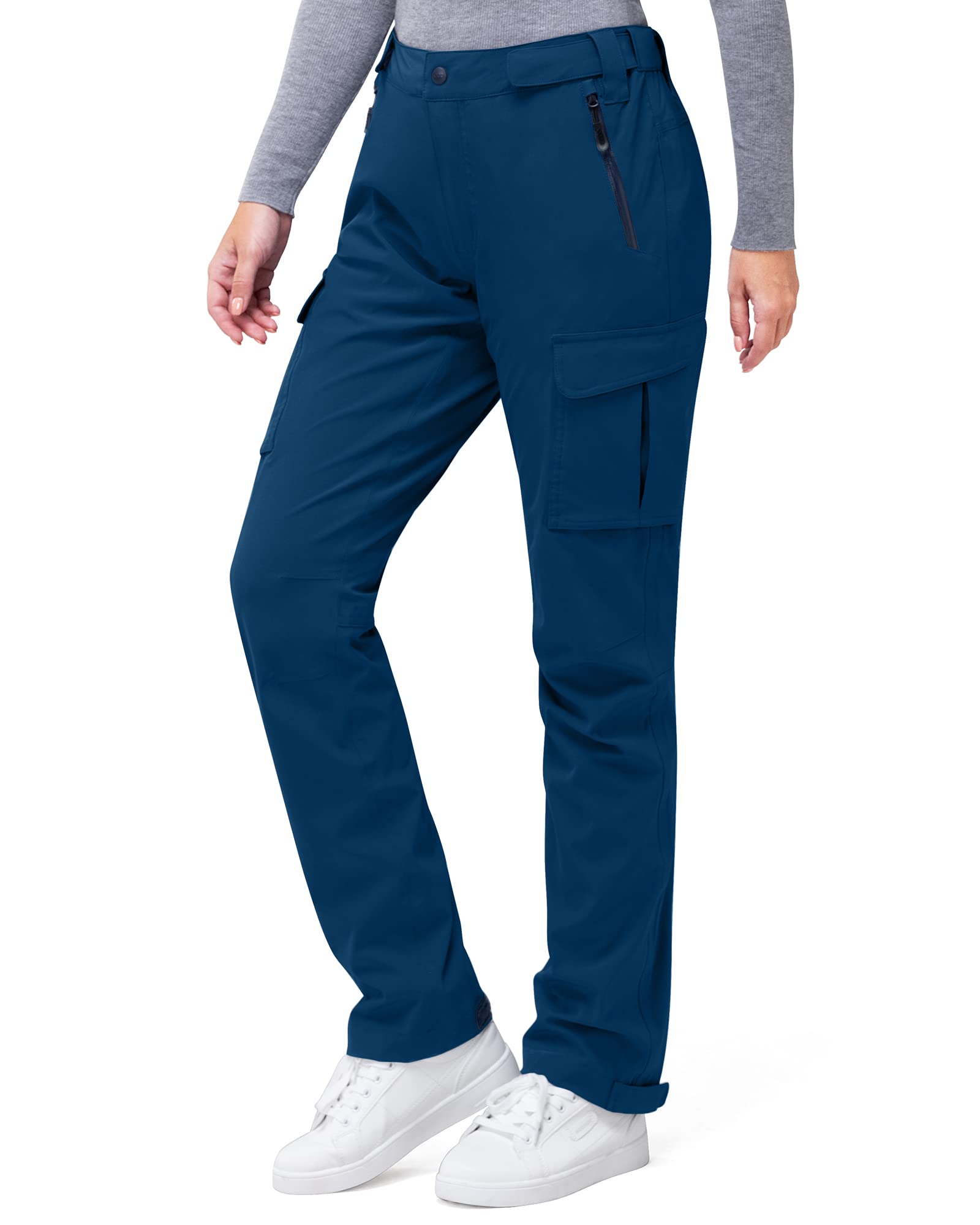 **33,000ft Women's Waterproof Rain Pants - Lightweight, Breathable Hiking Overalls for Outdoor Activities, Camping & Travel**