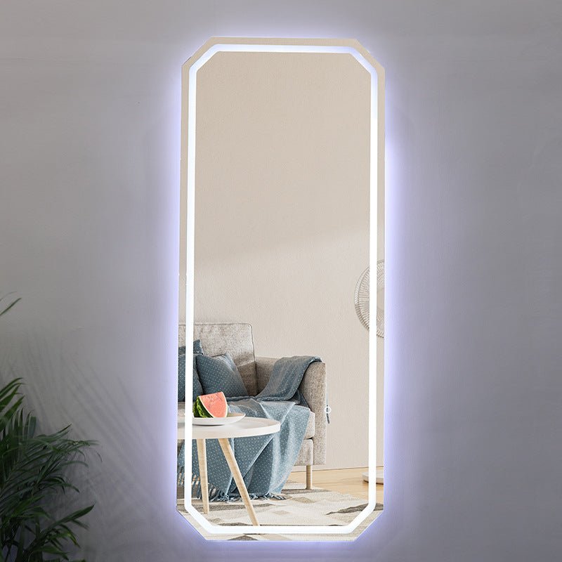 Lyra Octagon LED Salon Mirror – Professional Makeup Vanity Mirror with Adjustable Lighting for Home & Salon Use (Fragile Item, Local Pickup Only) – Perfect for Makeup Application, Hairstyling, and Beauty Treatments
