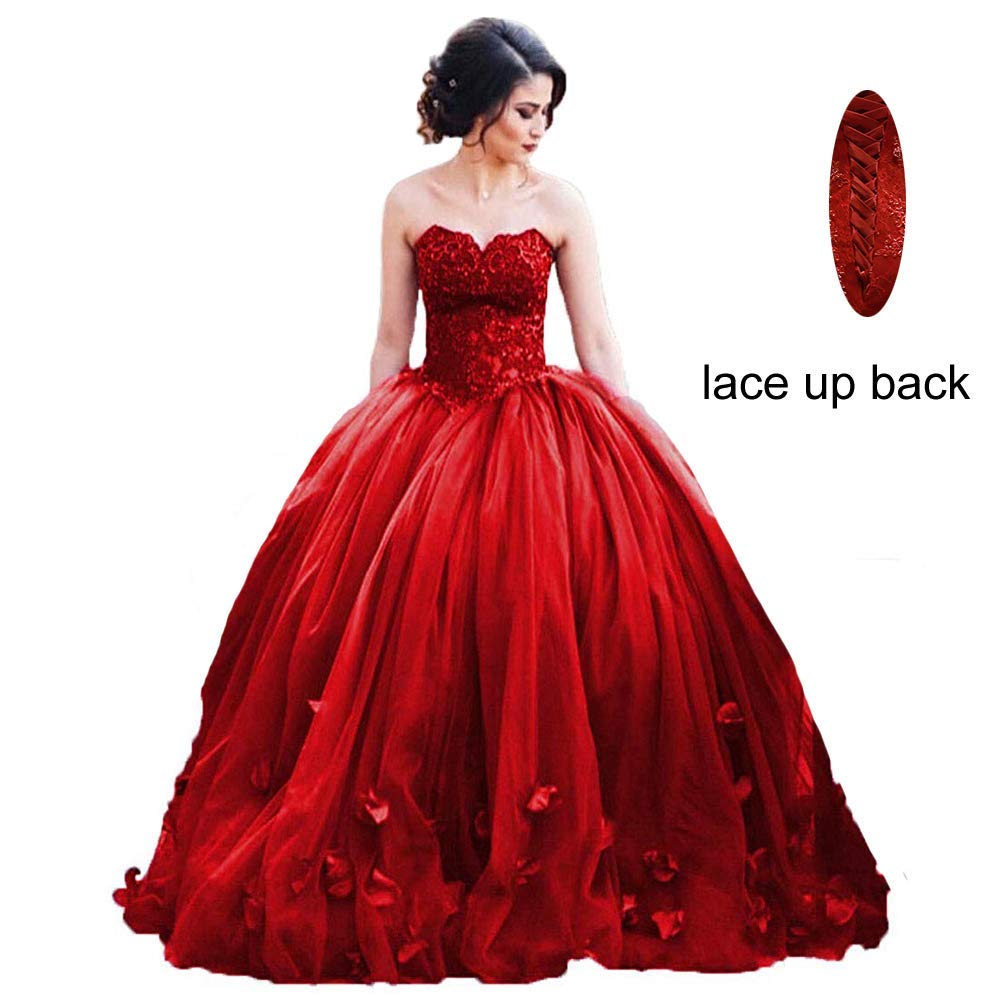 Elegant Floral Beaded Lace Long Ball Gown for Women - Tulle Formal Evening Prom Dress for Weddings, Galas & Special Occasions