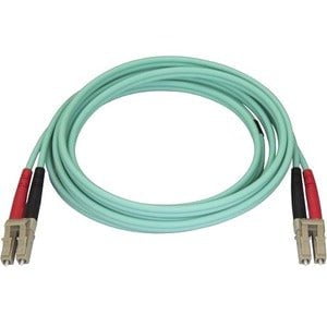 2M OM4 Duplex Multimode Fiber Optic Cable - 100Gbps 50/125μm LSZH LC to LC - High-Speed Data Center & Server Room Connectivity