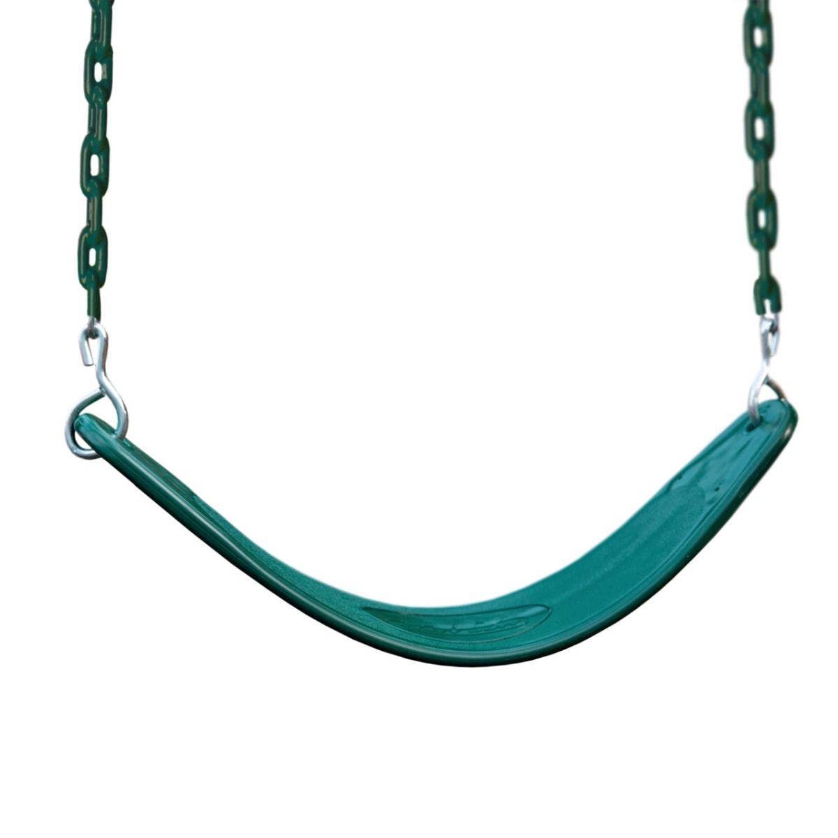 Premium Heavy Duty Swing Seat - Durable Green Outdoor Swing Seat for Kids & Adults - Perfect for Backyard, Playground & Park Fun
