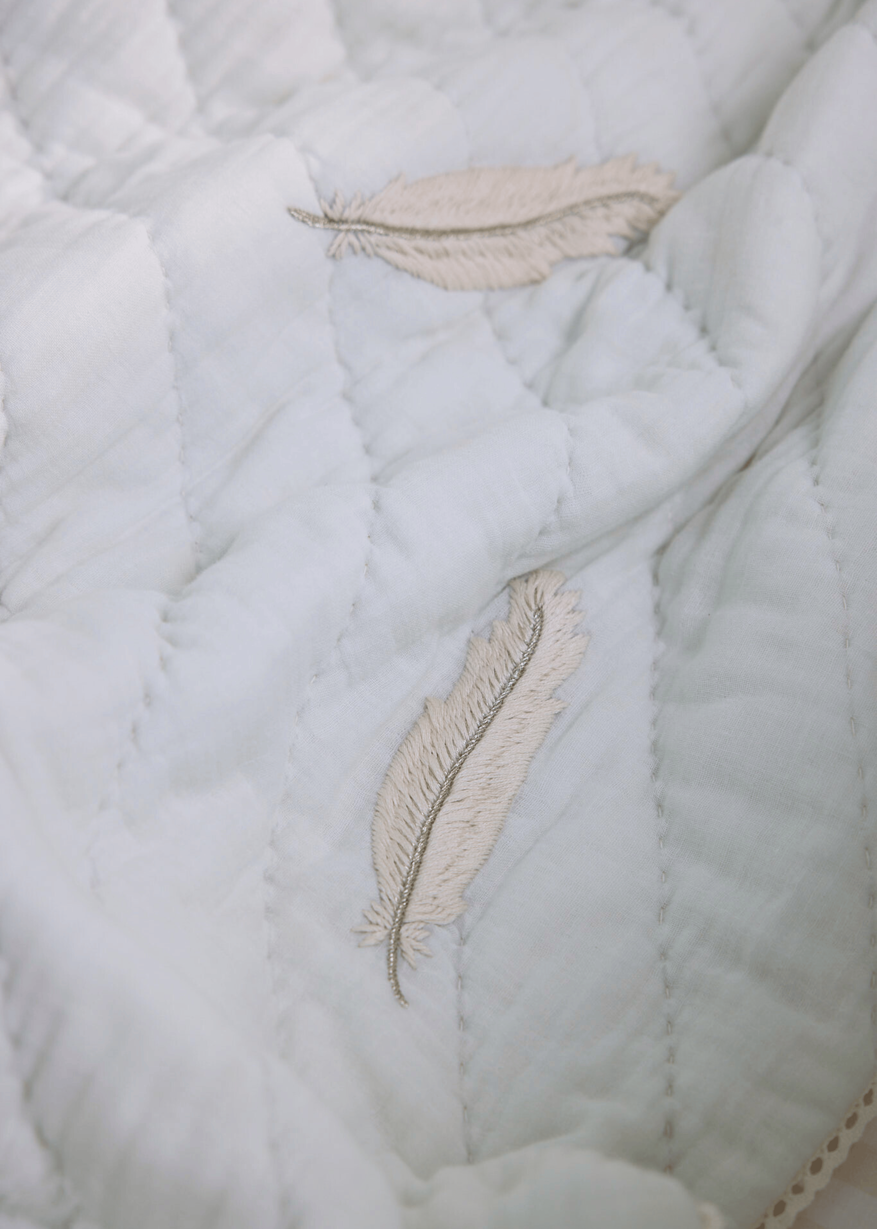 Plume Baby Blanket - Ultra Soft & Breathable Swaddle Blanket for Newborns & Infants | Perfect for Nursery, Stroller & Cuddle Time | Hypoallergenic & Machine Washable