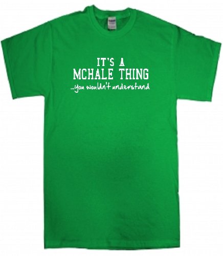 STUFF WITH ATTITUDE McHale Thing Irish Green T-Shirt | Funny Irish Pride Graphic Tee | St. Patrick's Day & Celtic Heritage Apparel