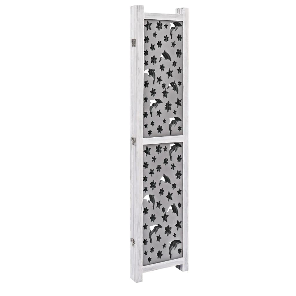CHARMMA 4-Panel Room Divider Screen - 55.1