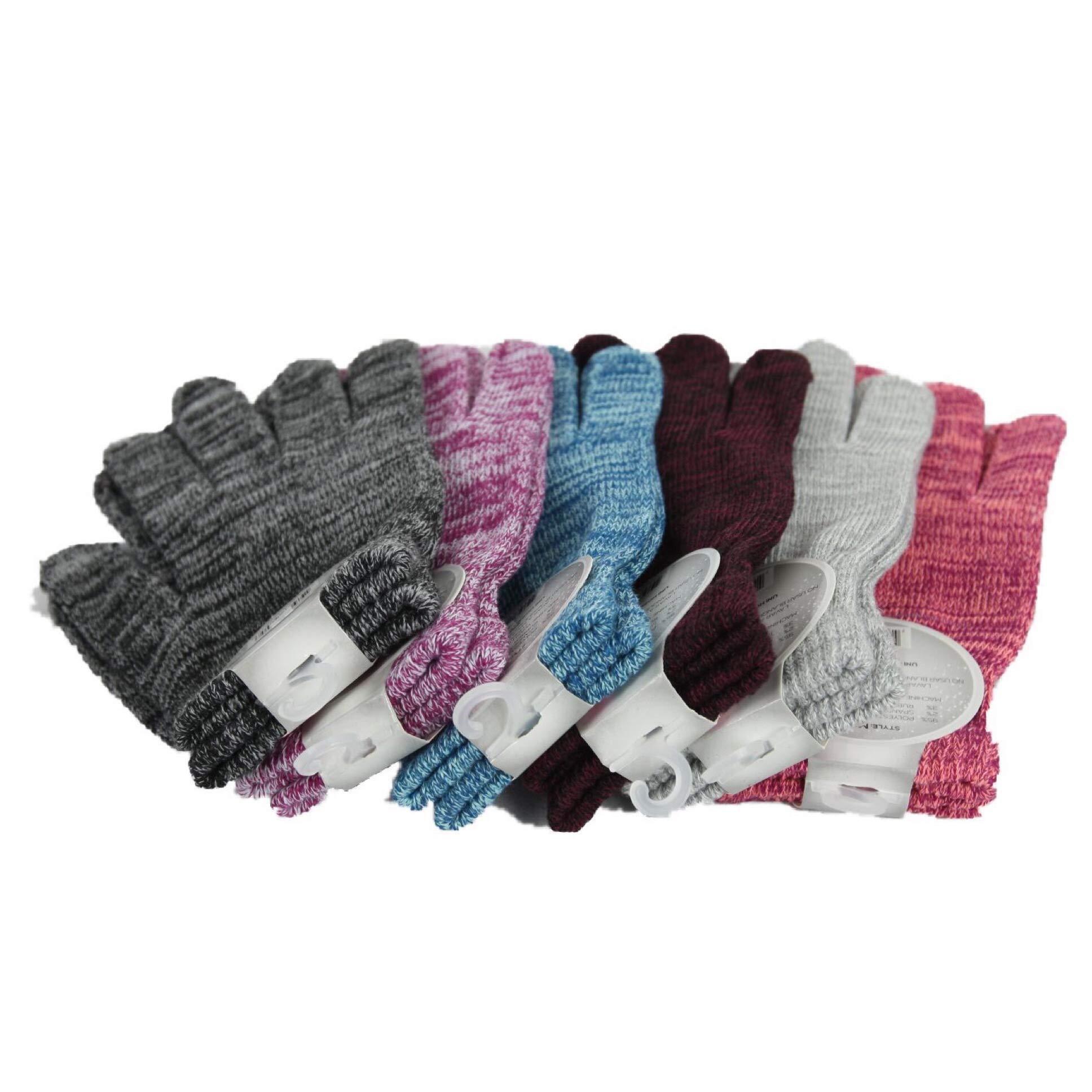 Women's Magic Gloves - Warm & Soft Stretch Knit Winter Gloves for Ladies, One Size Fits All - Perfect for Outdoor Activities, Snow Sports, and Everyday Winter Fashion